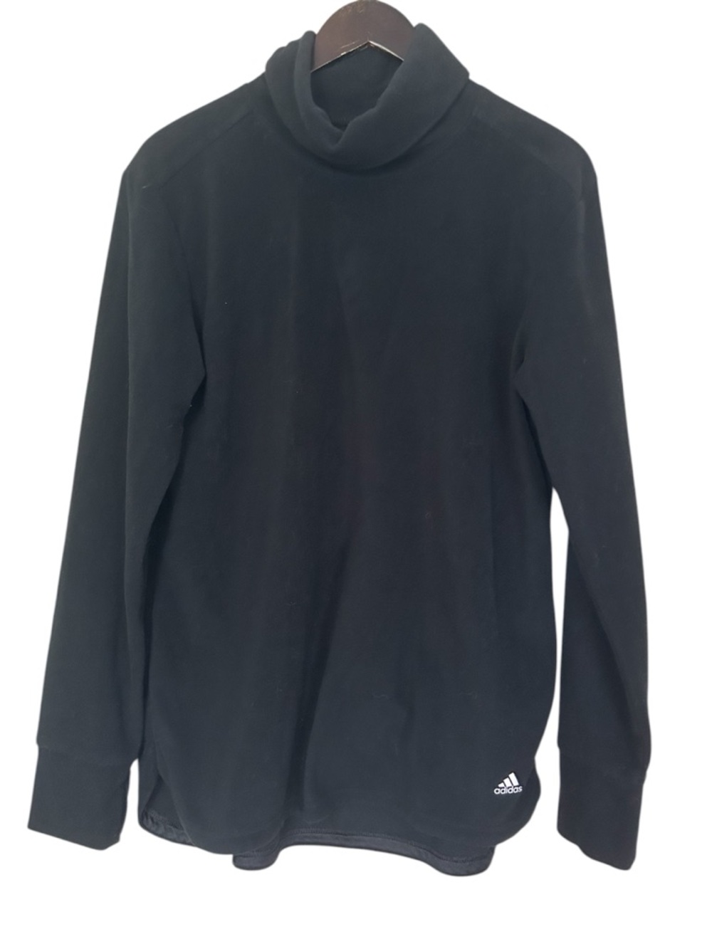 adidas golf Black fleece Long-Sleeve Turtleneck Top